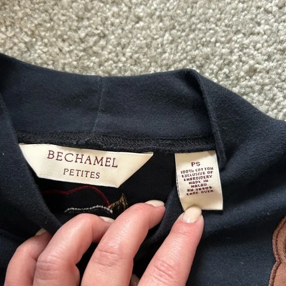 Vintage Holiday Cat Top - Picture 2 of 8